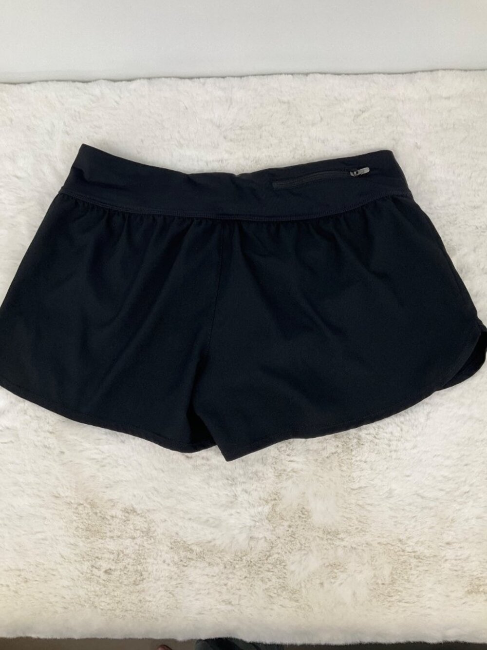 Nike size Medium Women's swim/run shorts attached panty Black - Picture 6 of 6